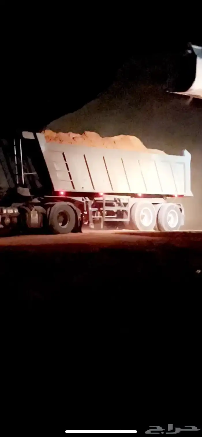 لتوريد رمل ابيض احمر بحص دفان ترحيل مخلفات 1