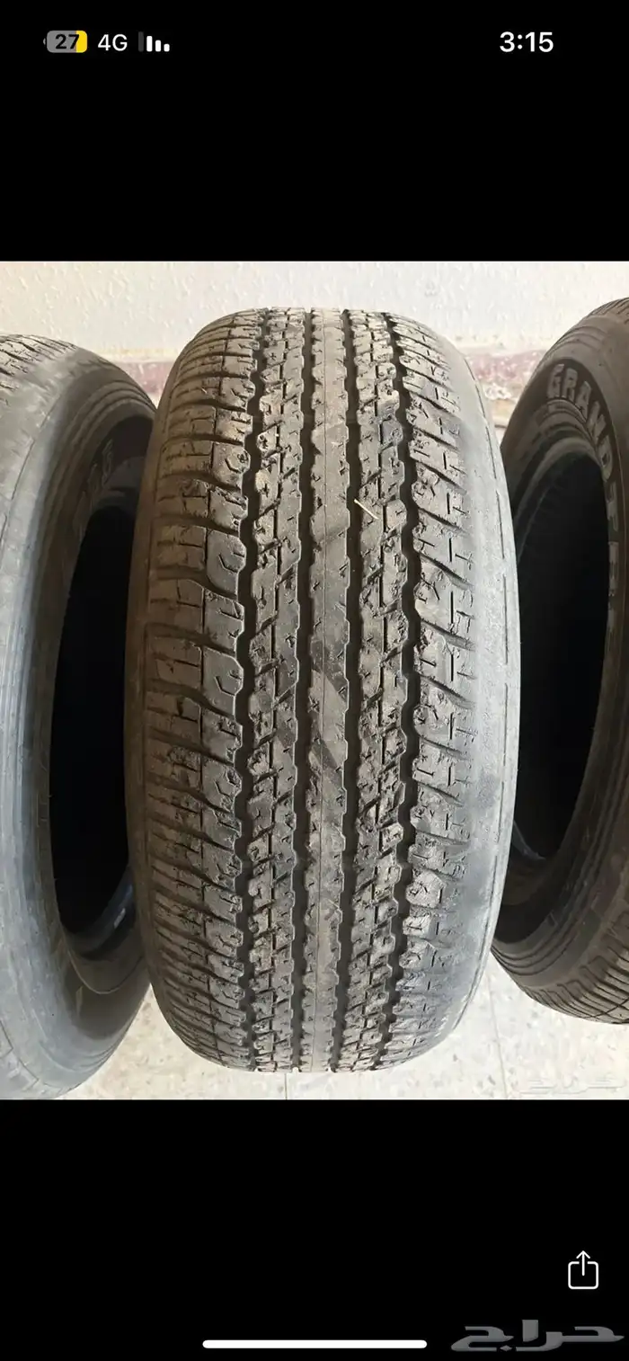 كفرات دنلوب مقاس 265 60 18 2