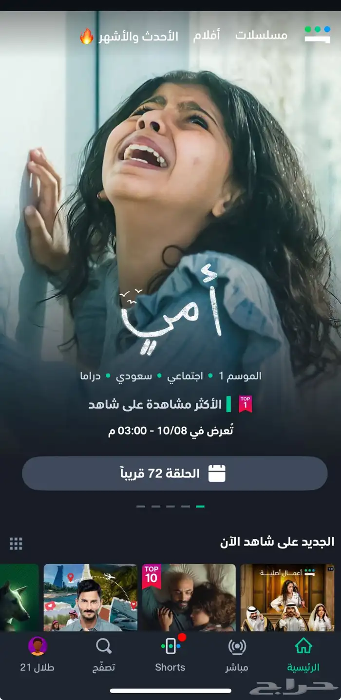 اشتراك شاهد ونور بلاي ونتفلكس وعندي شرايح نت 0
