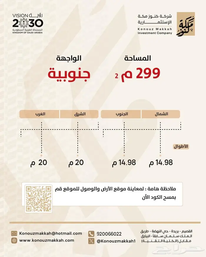 قطعة أرض - حي المريدسية 1