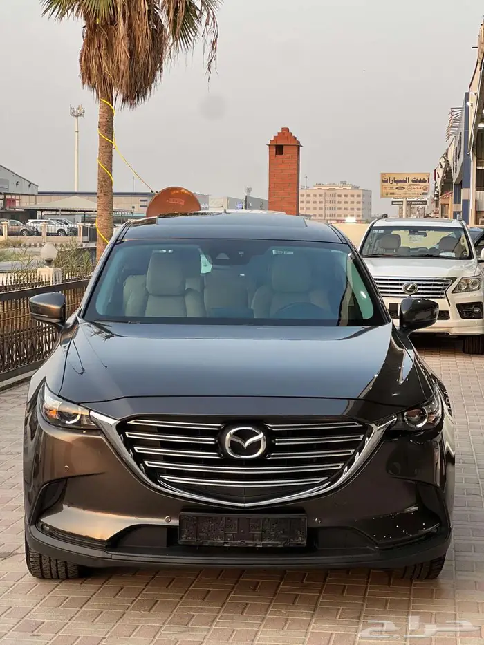 مازدا CX9 عداد 95 فل فتحة سقف 2020 7