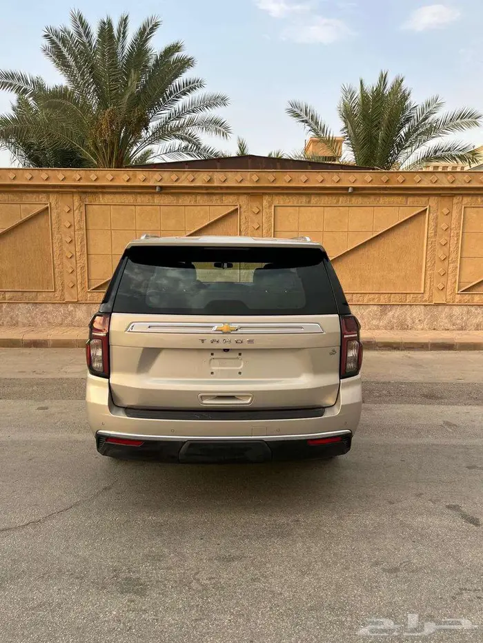 تاهو دبل 2021 ذهبي ( بحالة ىالوكالة ) 3