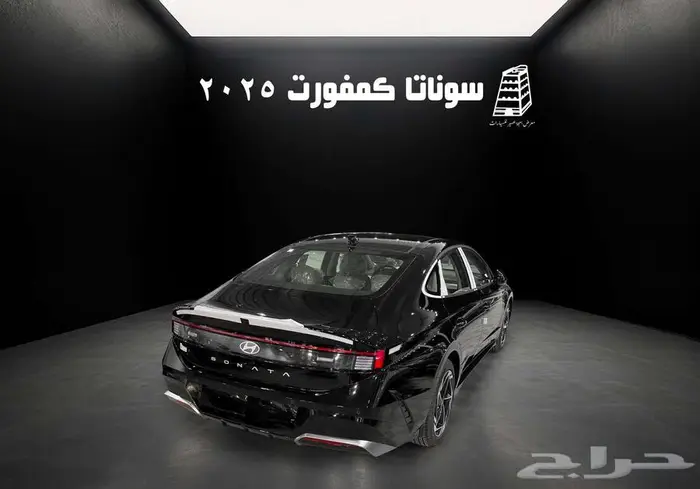 هيونداي سوناتا كمفورت 2025 اللون اسود داخلي جملي 7