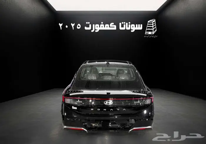 هيونداي سوناتا كمفورت 2025 اللون اسود داخلي جملي 8
