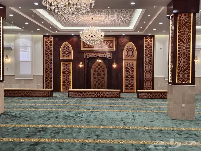 تكاية مساندظهر مساجد دواليب وحوامل مصاحف ديكورات مساجد 4