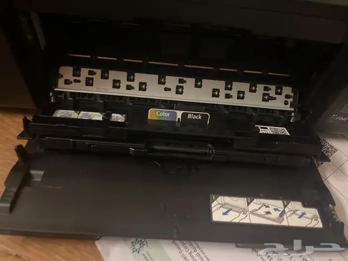 طابعه مكتبيه صغيره كانون نظيفه مافيها اي شي 1