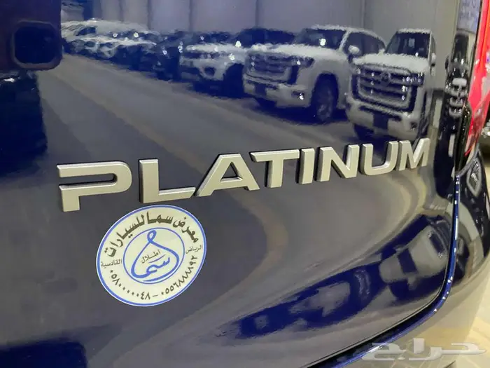 نيسان باترول بلاتنيوم 2025 ازرق غامق سعودي ماشيه 7500كم 15