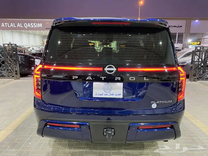 نيسان باترول بلاتنيوم 2025 ازرق غامق سعودي ماشيه 7500كم 55