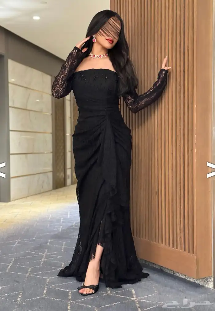 فستان سهره عنابي مقاس M المقاسات في الصور 4