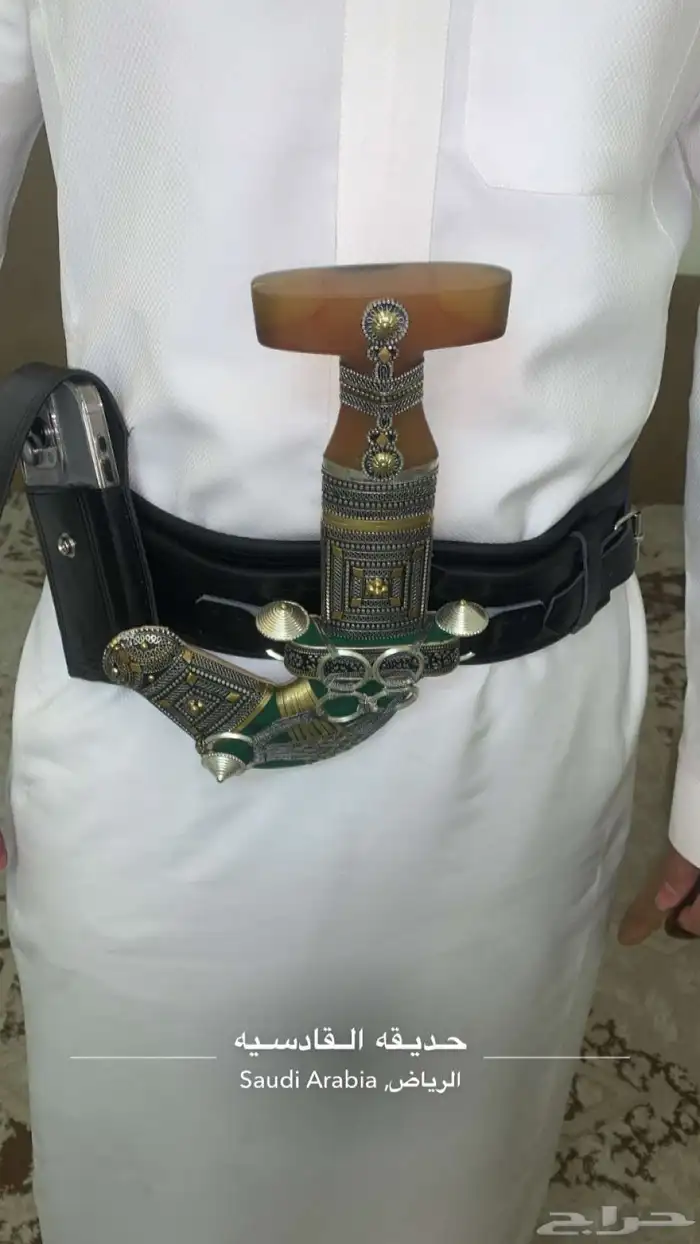جنبيه خنجر مطرح 6 وصب معدن وسله عماني 0