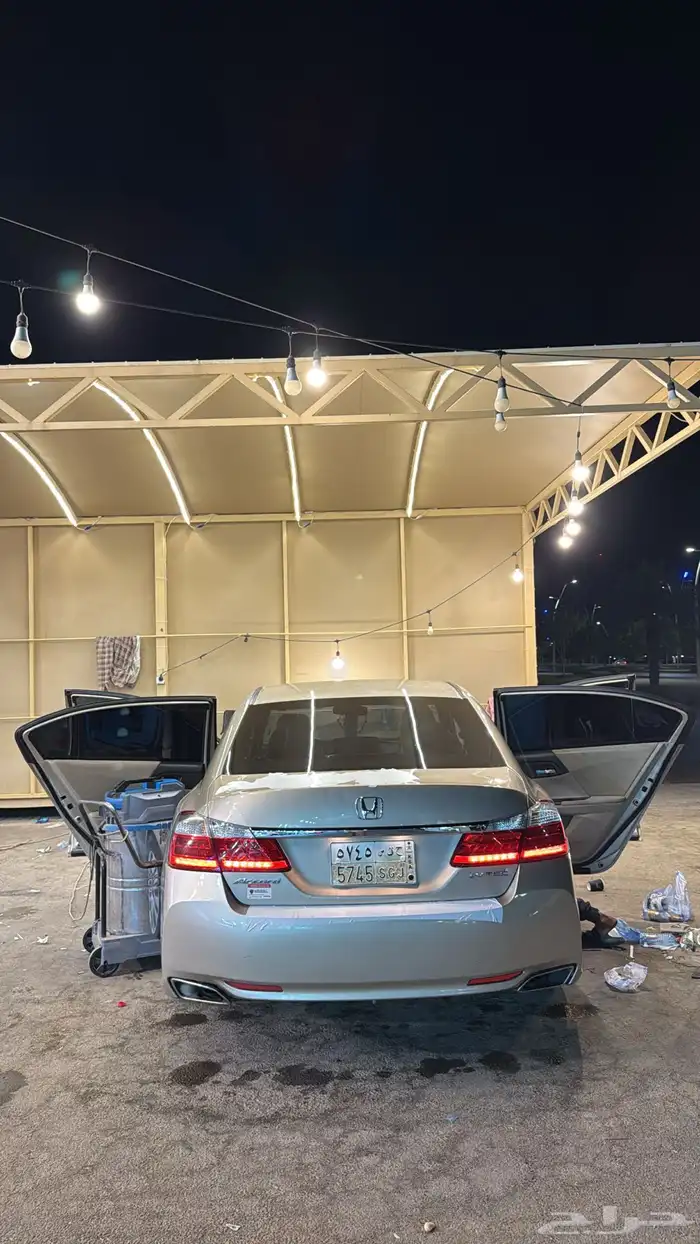 هوندا اكورد ستاندر مطور 2015 ذهبي الرياض 3