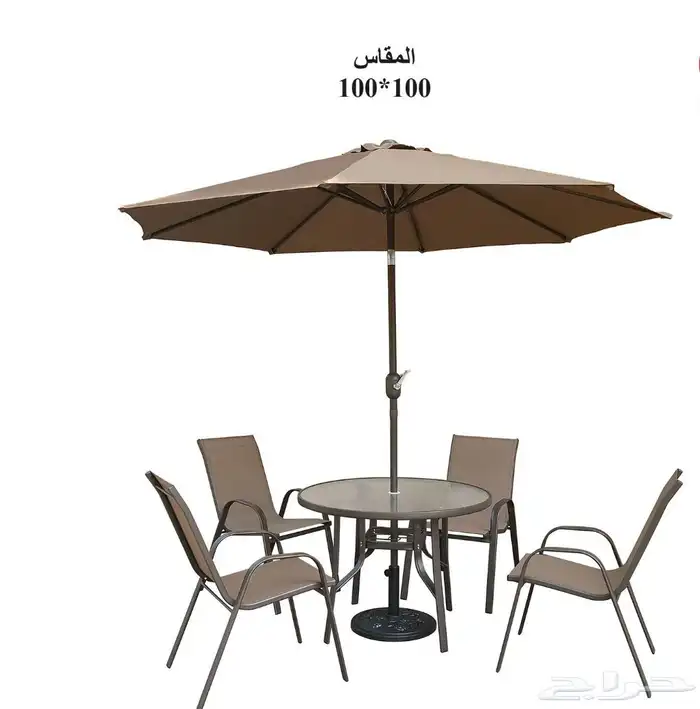 كراسي وطاولات كافيه خارجيه حديد 35