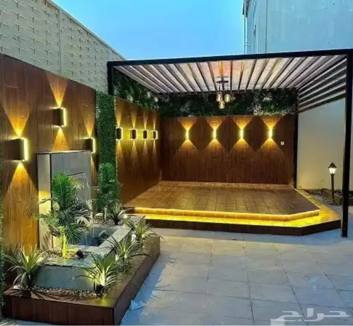 مظلات وغرف زجاجيه وعشب صناعي 1