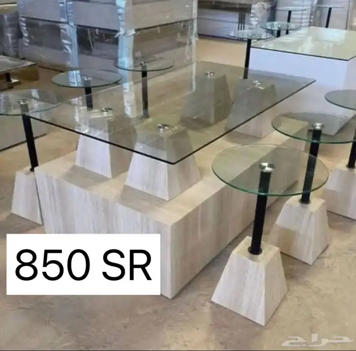 تفصيل طاولات خدمه ومدخل بسعر المصنع 9