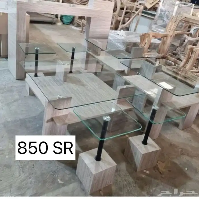 تفصيل طاولات خدمه ومدخل بسعر المصنع 8