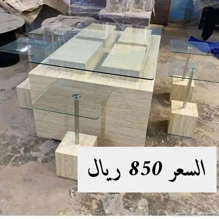 تفصيل طاولات خدمه ومدخل بسعر المصنع 10