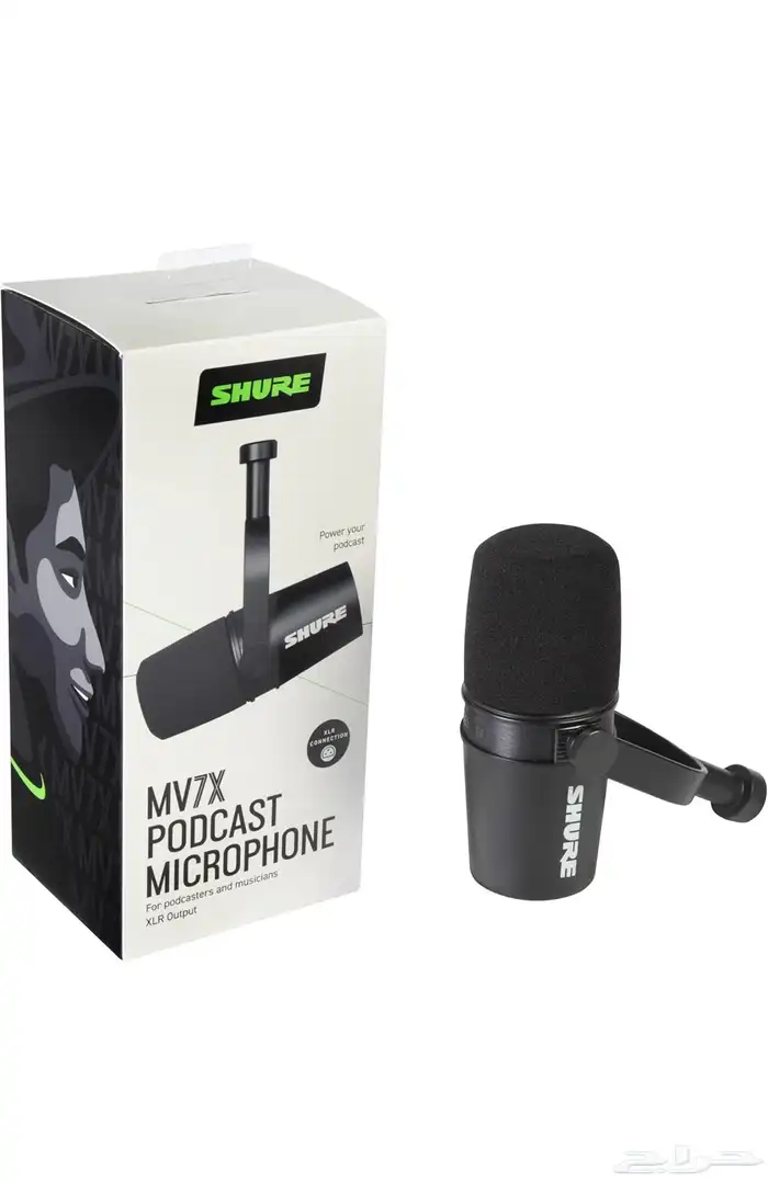 مايكروفون ماركة شور shure للبودكاست والبث 3