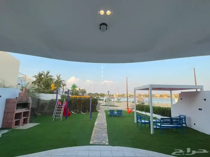 فيلا على البحر بدرة العروس للايجار اليومي شاطئ الاحلام 1