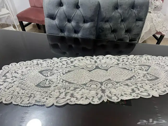 طقم مفارش لاسيه vip بمقاسات مختلفة 7