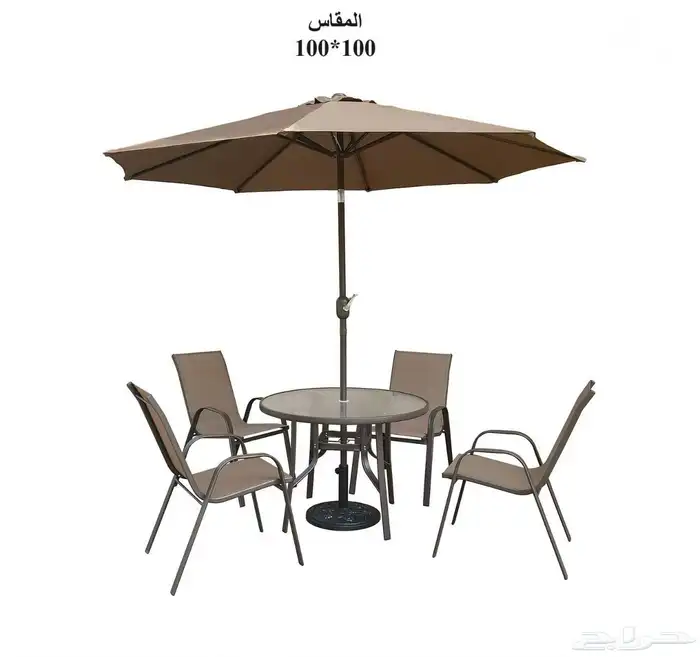 طاولات طعام خارجية 4 كراسي 3