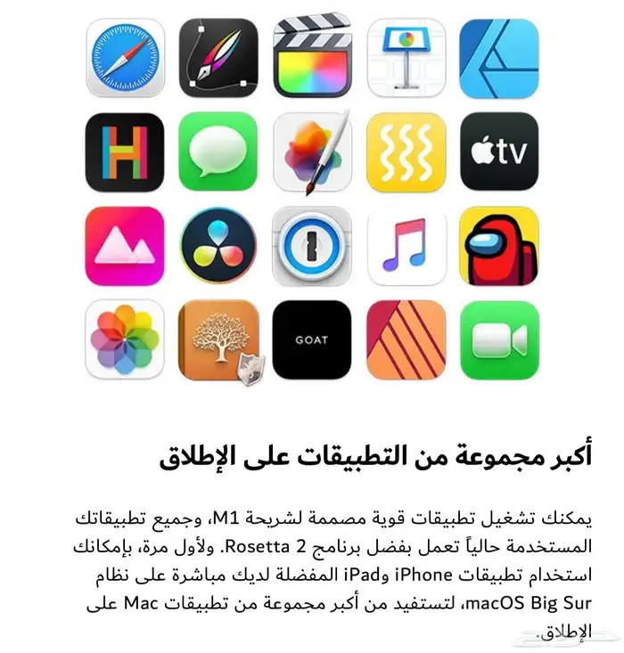 ماك بوك MacBook جديد مناسب للدراسة 17