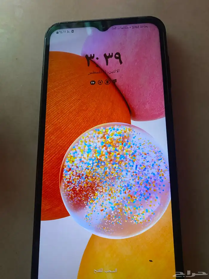 جوال سامسونغ A14 جديد وماقد دخل الصيانه أبدا 64 قيقا 1