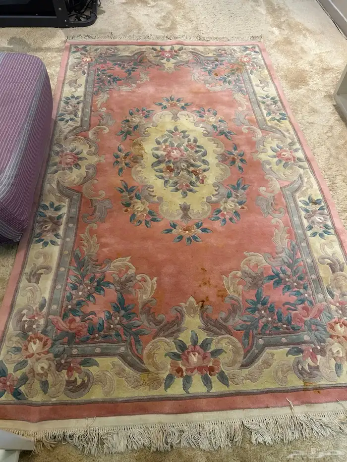 سجاد صيني صوف يدوي مورد 0
