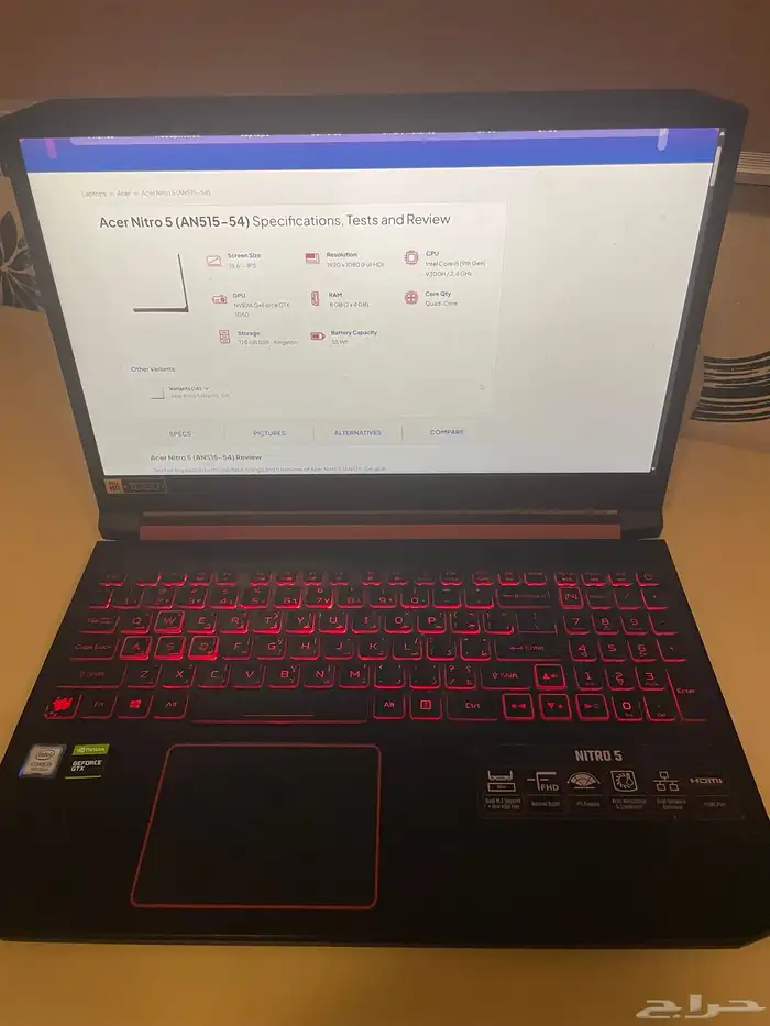 لاب توب Acer nitro 5 0