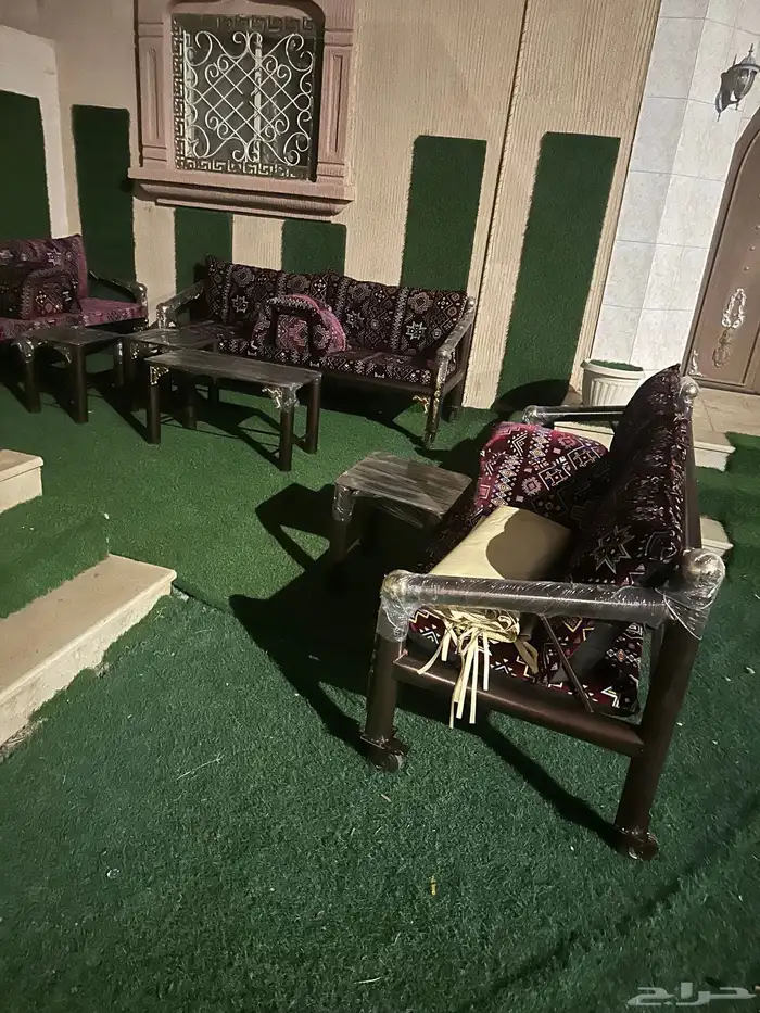 جلسات خارجية كراسي حديد 34