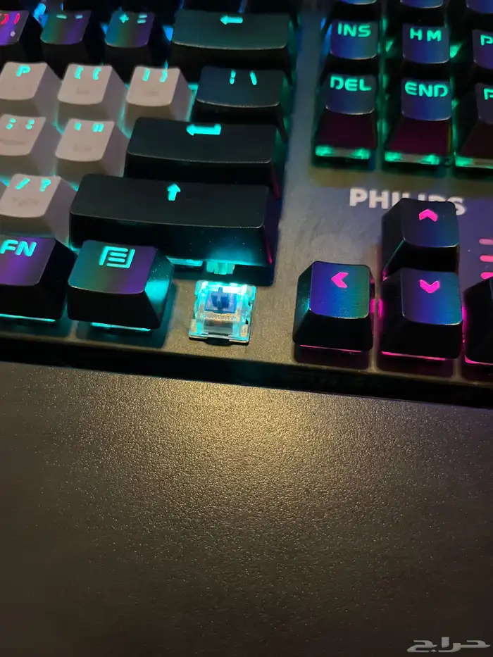 كيبورد سوتشات زرقه rgb 2