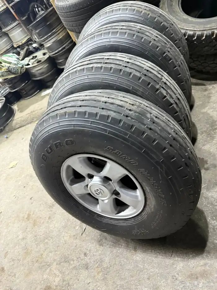 كفرات بوالين ديرو مع جنوط كروم موديل من 98الي202 مقاس16-90 1