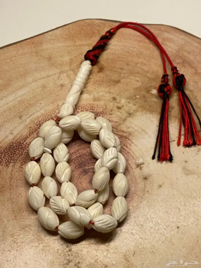 مسباح عظم جمل (نقش يدوي) 0