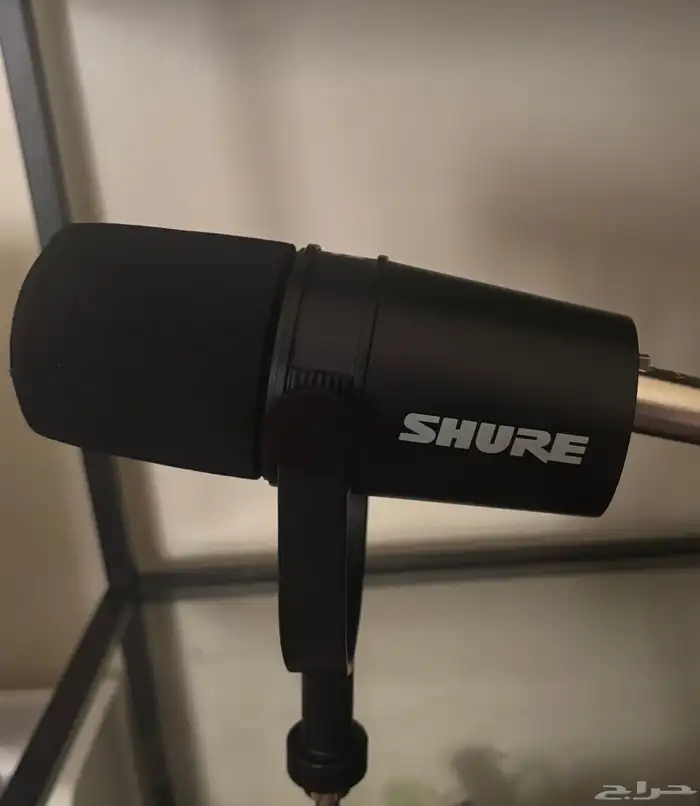 مايكروفون ماركة شور shure للبودكاست والبث 0