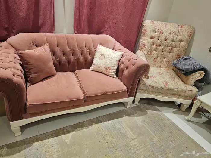 صالون بحاله جيده 6 أشخاص 2