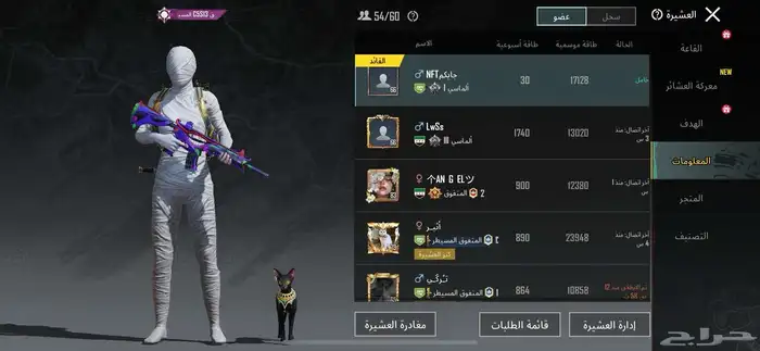 حساب ببجي للبيع على السوم 6