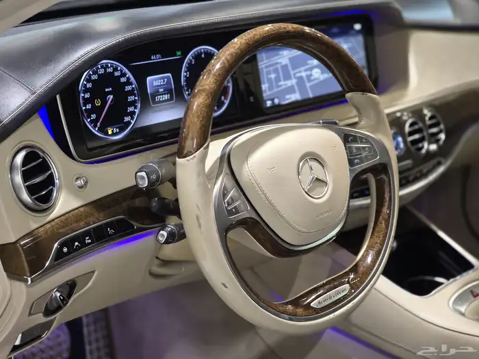 مرسيدس S500 موديل 2014 بحاله ممتازه 11