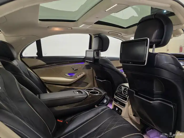 مرسيدس S500 موديل 2014 بحاله ممتازه 8