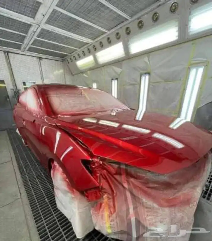 رش بويه سيارات لمعه وكاله ورش فرن وكاله ويوجد رش مطاطي 4