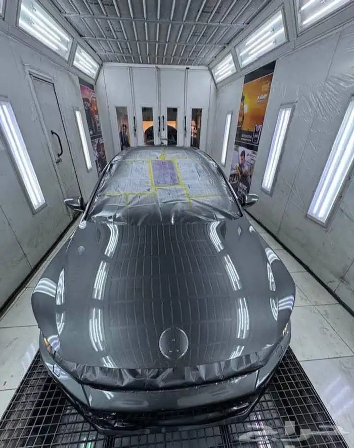 رش بويه سيارات لمعه وكاله ورش فرن وكاله ويوجد رش مطاطي 1