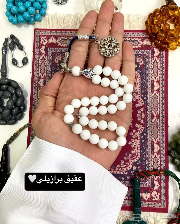 سبح بكلايت   فاتوران   خشب كوك   تراب كهرمان 28