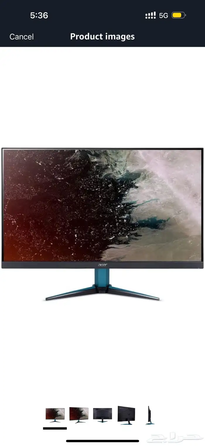 شاشة acer 180hz للبيع 0