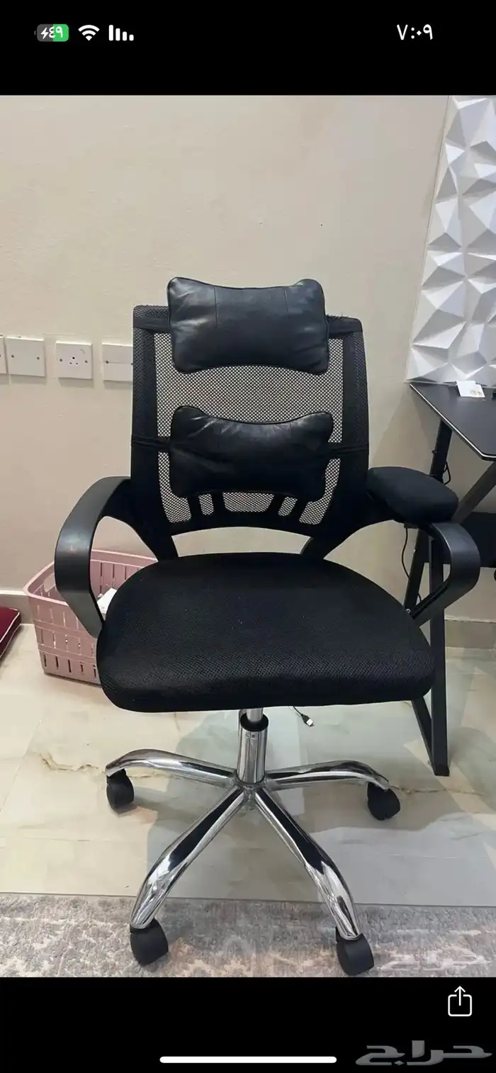 كرسي مكتبي نظيف جدا وما فيه اي خراب 1