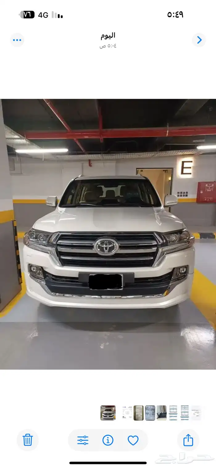 لاندكروزر شبه أصفار للبيع 0