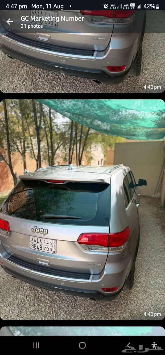 فل كامل جيب جراند شيروكي 2017 وارد الوكالة ممشى 138 3