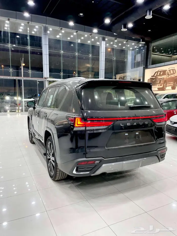 لكزس LX600 BB سعودي بطاقة جمركية 2025 اسود داخل اوف وايت 30