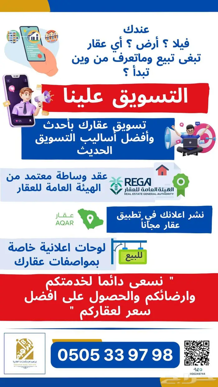 للبيع ارض حي المنتزة الجنوبي - اليرموك 700متر 1