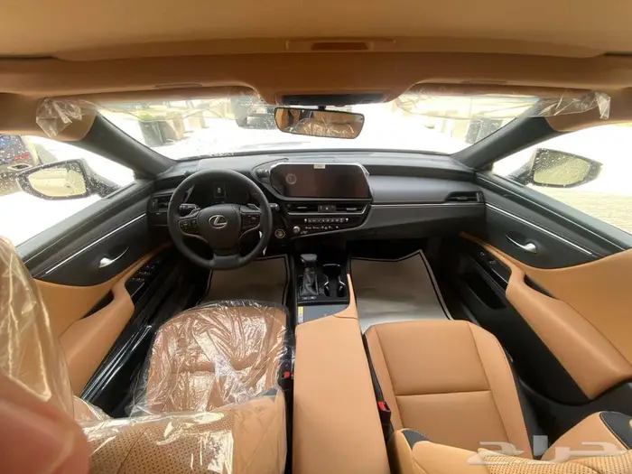 لكزس ES300h AH 2025 سعودي اسود - -ابيض 24