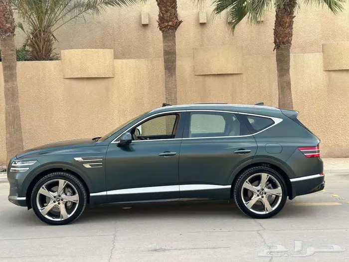 جينيسس GV80 رويال 2021 عداد 39 ألف أخضر مطفي بحالة الوكالة 14