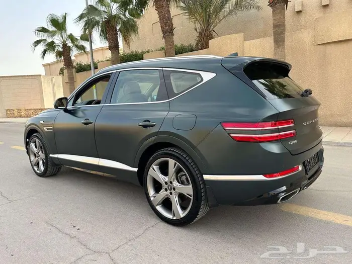 جينيسس GV80 رويال 2021 عداد 39 ألف أخضر مطفي بحالة الوكالة 9