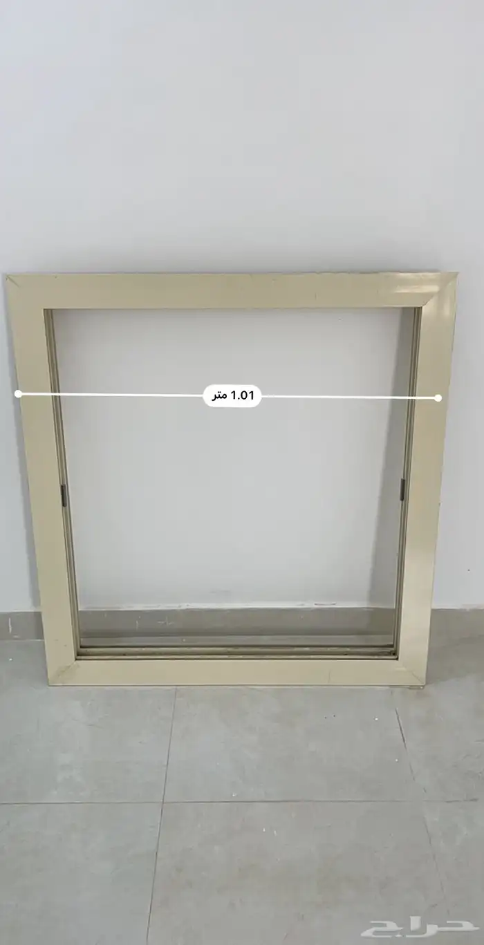 شباك المنيوم دبل زجاج 4